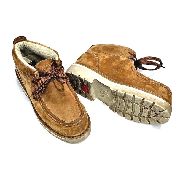 Lugz Other - Lugz Mens Brown Leather Chukka Boots Size 6 With Durable Soles
